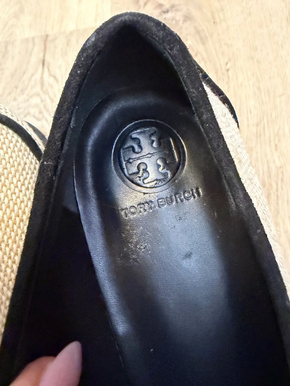 Tory Burch Fawn Canvas Oxford Espadrilles